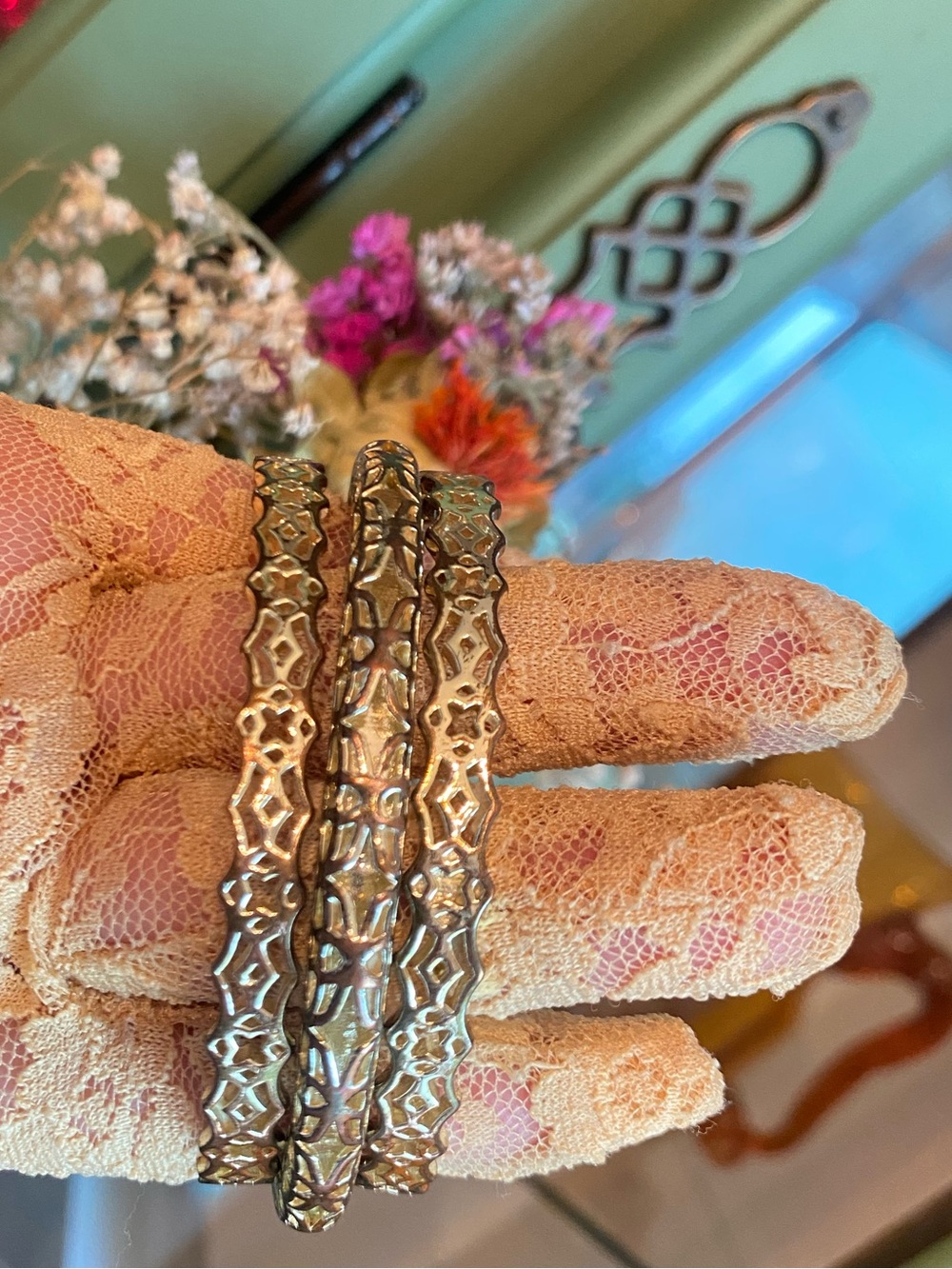 Kendra Scott Gold-Tone Braided Bangle Set - Picture 10 of 10